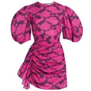 Rhodea Pia Dress- Pink Cloud Print